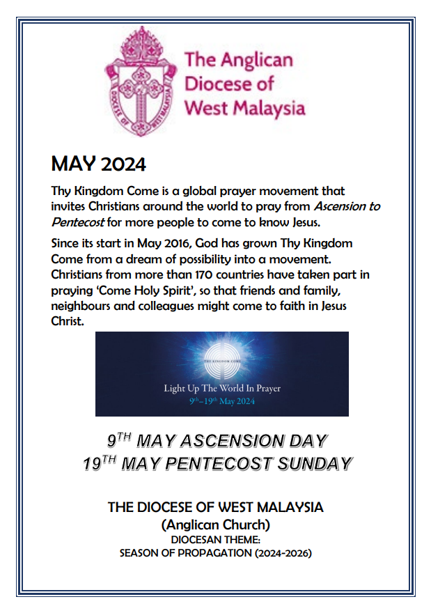 Home - The Anglican Diocese of West Malaysia
